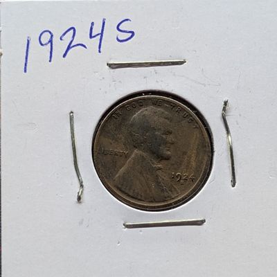 1924-S Lincoln Wheat Cent