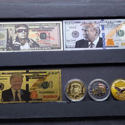 2024 Donald Trump Novelty Collectibles - Donald Trump Notes & Coins/Rounds - No Melt/Face Value