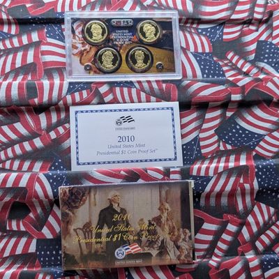 2010-S U.S. Mint Presidential Dollars Proof Set in OGP w/ COA