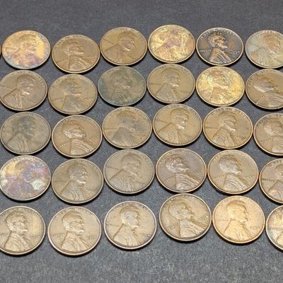 (49) 1934 Lincoln Wheat Cents