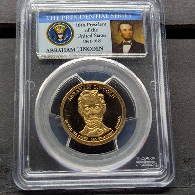 2010-S Abraham Lincoln Presidential Dollar PCGS PR69DCAM