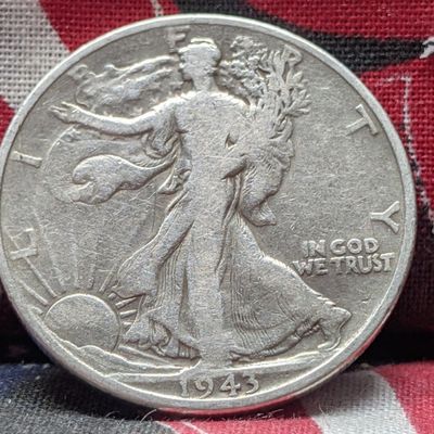 1943 Walking Liberty Half Dollar, (WWII ERA) 90% Silver, 83 Years old