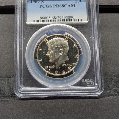 1969-S Kennedy Half Dollar PCGS PR68CAM