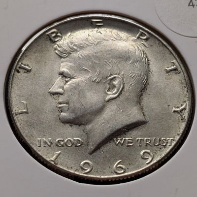 1969-D 40% Silver Kennedy Half Dollar