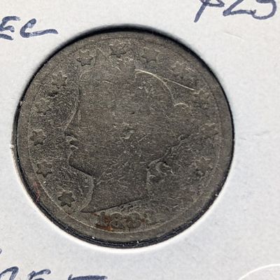 1883 w/ Cents Liberty Head V Nickel