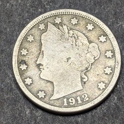 1912-D Liberty Head V Nickel