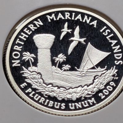 2009-S 90% Silver Territorial Proof Quarter, Northern Mariana Islands (NMI)