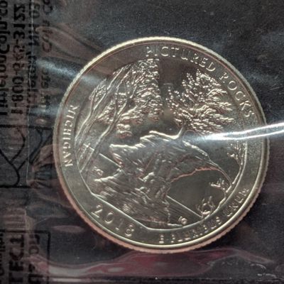 2018-P ATB Pictured Rocks Washington Quarter, Uncirculated-60 in Littleton Package