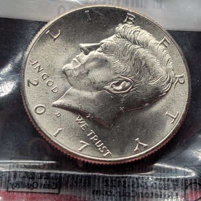2017-D Kennedy Half Dollar, Uncirculated-60 in Littleton Package