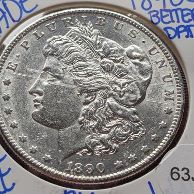 1890-S Morgan 90% Silver Dollar