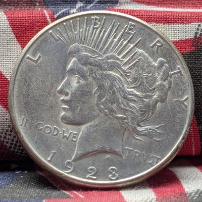1923-S Peace Dollar, 90% Silver, 103 Years Old!