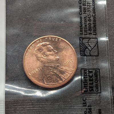 2017-P Lincoln Shield Cent, Uncirculated-60 in Littleton Package