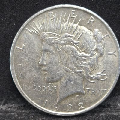 1922-D Peace Dollar - 90% Silver