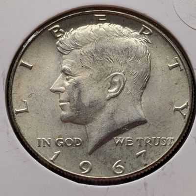 1967 Kennedy 40% Silver Half Dollar