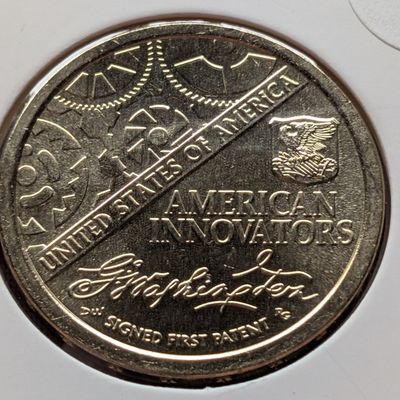 2018-D Uncirculated George Washington Patent Dollar, First of the Innovation Series
