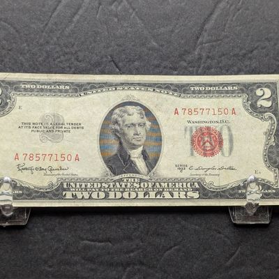 1953 C Series $2 Red Seal Banknote