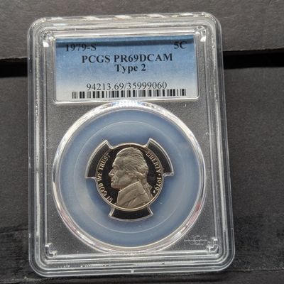 1979-S Jefferson Nickel Type 2 PCGS PR69DCAM