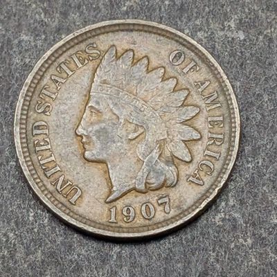 1907 Indian Head Cent - Full Liberty