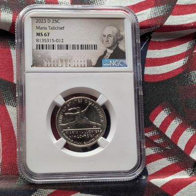 2023-D Maria Tallchief Quarter NGC MS67