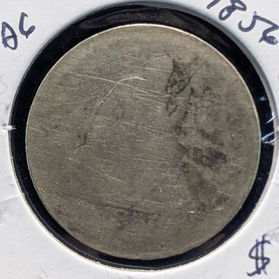 1856 Seated Liberty 90% Silver Quarter - 170 Years Old!