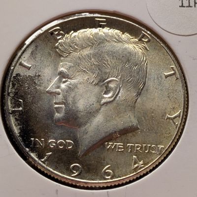 1964 90% Silver Kennedy Half Dollar