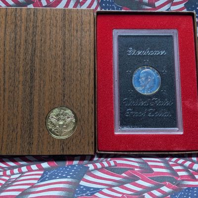 1971-S U.S. Proof Eisenhower Dollar in OGP
