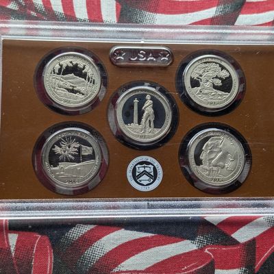2013-S U.S. Mint Proof America The Beautiful Quarters, No Box or COA