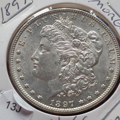 1897 Morgan Dollar - 90% Silver - Uncirculated