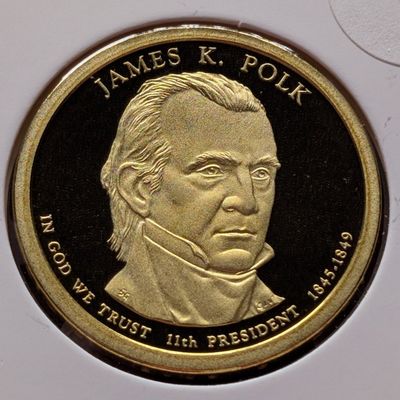 2009-S James K. Polk Proof Presidential Dollar