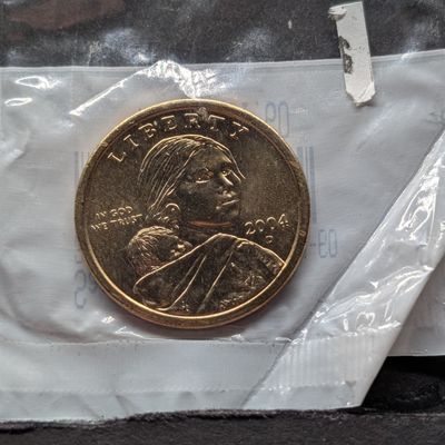2004-D Sacagawea Native American Dollar, Uncirculated-60 in Littleton Package