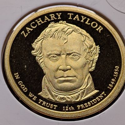 2009-S Zachary Taylor Proof Presidential Dollar