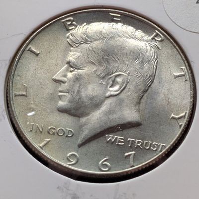 1967 40% Silver Kennedy Half Dollar