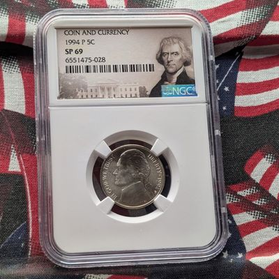 1994-P Jefferson Nickel NGC SP 69 - Coin And Currency