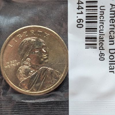 2015-D Sacagawea Native American Dollar, Uncirculated-60 in Littleton Package