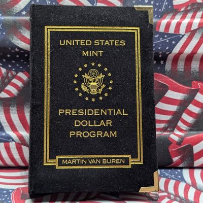 2008-S Martin Van Buren Presidential Dollar, From 3-Coin First Day of Issue Set, ANACS PR69 DCAM