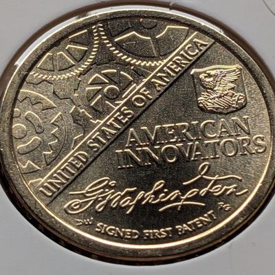 2018-D Uncirculated George Washington Patent Dollar, First of the Innovation Series