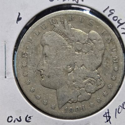 1904-S Morgan 90% Silver Dollar