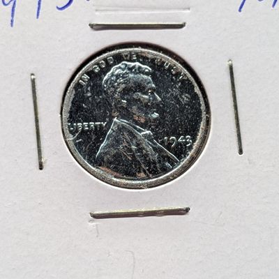 1943 Lincoln Steel Wartime Wheat Cent