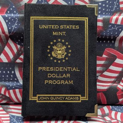 2008-S John Quincy Adams Presidential Dollar, From 3-Coin First Day of Issue Set, ANACS PR69 DCAM