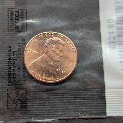 2021 Lincoln Shield Cent, Uncirculated-60 in Littleton Package