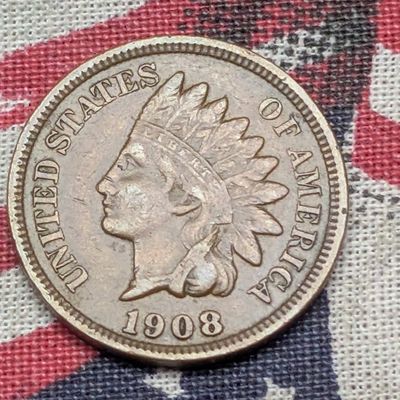 VF - 1908 Indian Head Cent