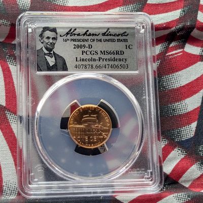 2009-D Lincoln Presidency Cent - PCGS MS66 RD