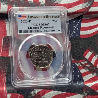 2023-P Eleanor Roosevelt Quarter - PCGS MS67 - Advanced Release