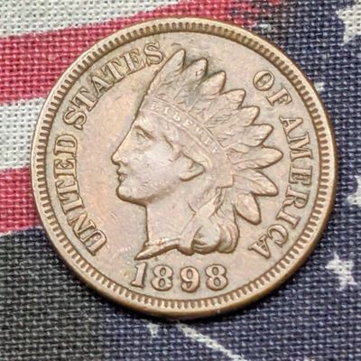 XF/AU - 1898 Indian Head Cent