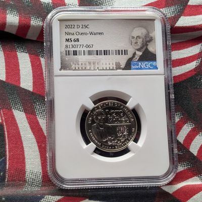 2022-D Nina Otero-Warren Quarter - NGC MS68