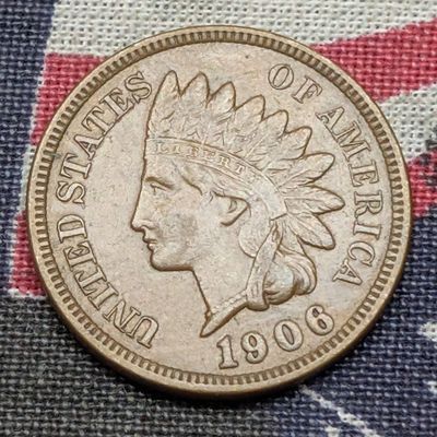 XF/AU - 1906 Indian Head Cent