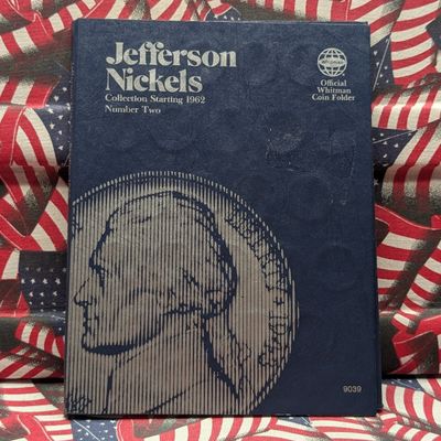 Partial Jefferson Nickel Collection Album Starting at 1962 - 59 Total Coins!