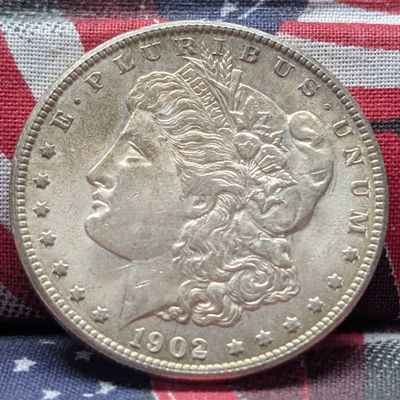 1902-O Morgan 90% Silver Dollar