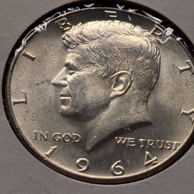 1964 Kennedy Half Dollar, 90% Silver