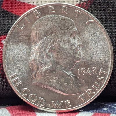 1948-D Franklin 90% Silver Half Dollar